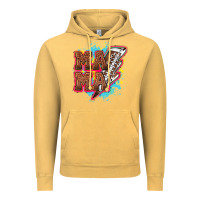 Vintage Mustard Mama Football lightning bolt Vintage Hoodie - HowdyJamesFarm