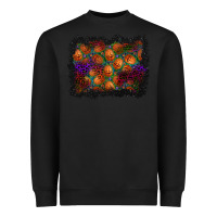 Black halloween pumpkin background Heavyweight Sweatshirt - BundleAndBundleShop