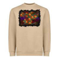 Halloween Pumpkin Background Heavyweight Sweatshirt | Teevron