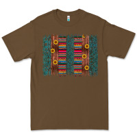 Cacao sunflower serape brush stroke Premium Tee - Artiststas