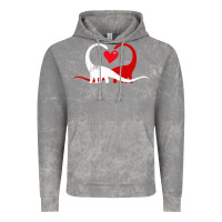 Cloud Rock funny hearts love dinosaur valentine s day gift boys girls Vintage Hoodie - minhPixels