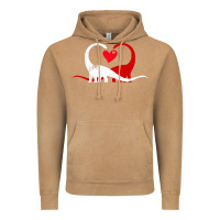 Vintage Camel funny hearts love dinosaur valentine s day gift boys girls Vintage Hoodie - minhPixels