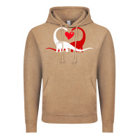 Vintage Coffee funny hearts love dinosaur valentine s day gift boys girls Vintage Hoodie - minhPixels