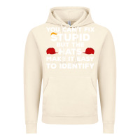 Vintage Artic You Can'T Fix Stupid But The Hats Make It Easy To Identify Vintage Hoodie - minhPixels