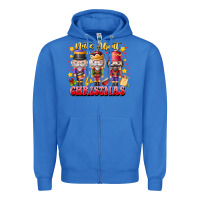 True Royal Nuts About Christmas Zipper Hoodie - CowhideDigitalArt