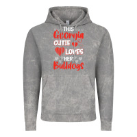Cloud Rock this georgia cutie loves her bulldogs fun football Vintage Hoodie - minhPixels
