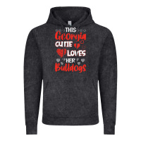 Vintage Black this georgia cutie loves her bulldogs fun football Vintage Hoodie - minhPixels