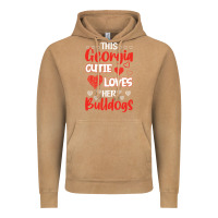 Vintage Camel this georgia cutie loves her bulldogs fun football Vintage Hoodie - minhPixels