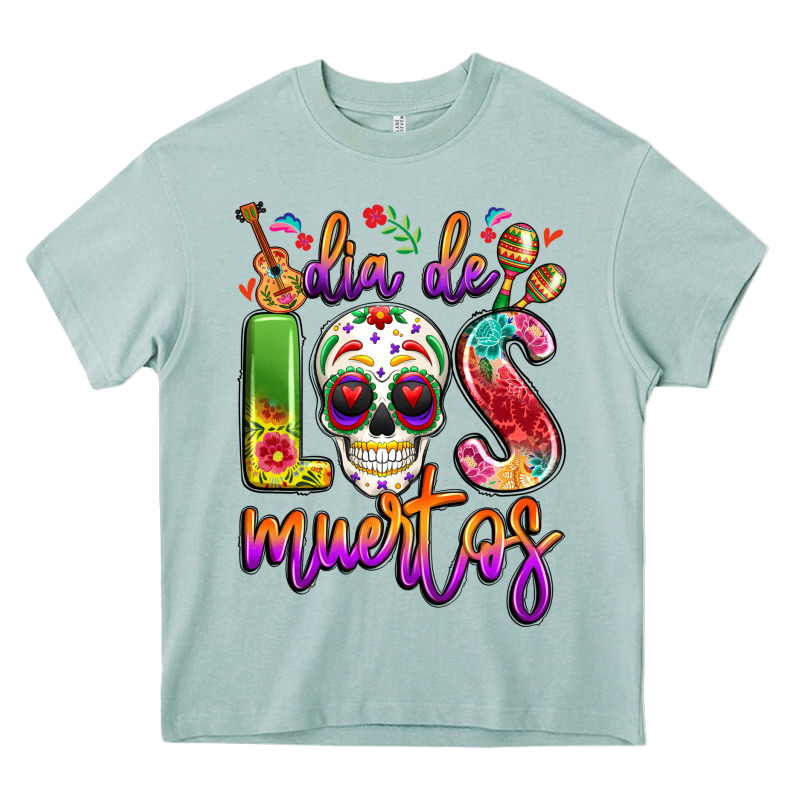 Dia De Los Muertos Heavy Core Tee by LillyAllenDesigns | Teevron