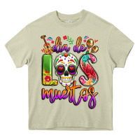 Mossy dia de los muertos Heavy Core Tee - LillyAllenDesigns