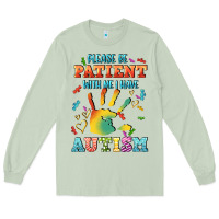 Matcha please be patient with me i have autism Long Sleeve Tee - CowGirlArtShop