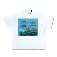 White nothing is impossible with cross Urban Heavy Tee - TumblerDesignByShophia