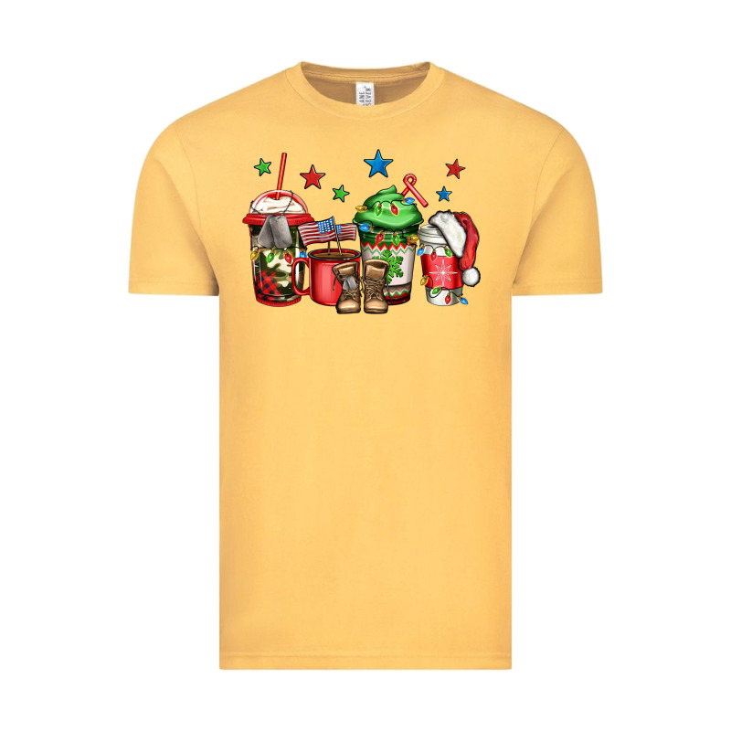 Army Christmas Coffee Vintage Tee by Jasminsmagicworld | Teevron