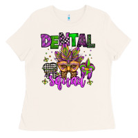 Bone dental squad mardi gras teeth Ladies Tee - Jasminsmagicworld