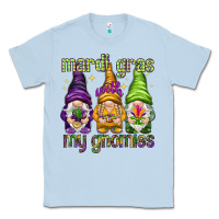 Dusty Blue Mardi Gras with my gnomes Classic Tee - NancyCooperArtShop
