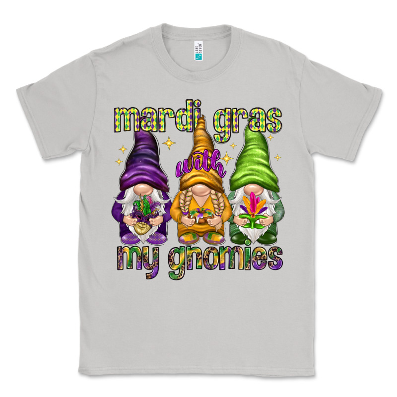 Mardi Gras With My Gnomes Classic Tee by NancyCooperArtShop | Teevron