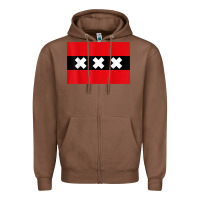 Chestnut amsterdam flag souvenir heritage travel gift t shirt Zipper Hoodie - minhPixels