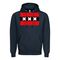 Navy amsterdam flag souvenir heritage travel gift t shirt Zipper Hoodie - minhPixels