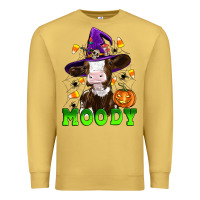 Antique Gold moody cow Premium Sweatshirt - Artiststas