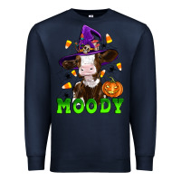 Navy moody cow Premium Sweatshirt - Artiststas
