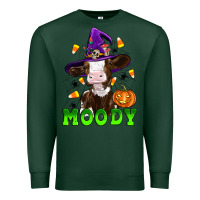 Sports Green moody cow Premium Sweatshirt - Artiststas