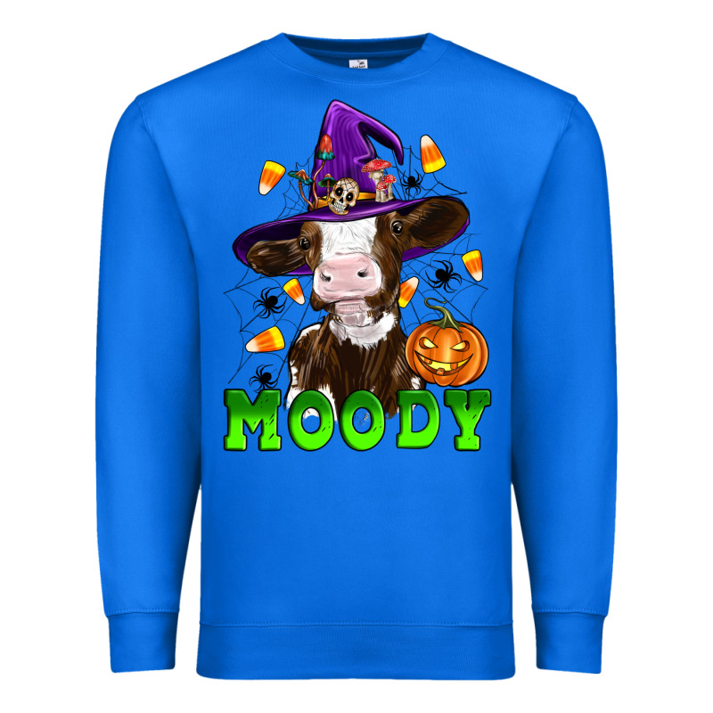 Moody Cow Premium Sweatshirt by Artiststas | Teevron