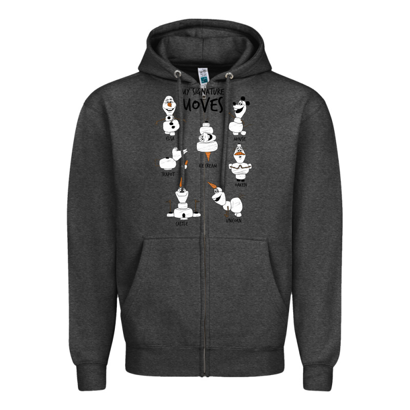 Frozen 2 Olaf My Signature Moves Zipper Hoodie by minhPixels | Teevron