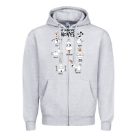 Heather Grey Frozen 2 Olaf My Signature Moves Zipper Hoodie - minhPixels