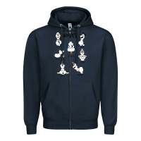 Navy Frozen 2 Olaf My Signature Moves Zipper Hoodie - minhPixels