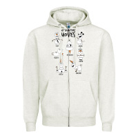 Oatmeal Heather Frozen 2 Olaf My Signature Moves Zipper Hoodie - minhPixels