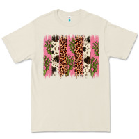 Bone cactus leopard cowhide brush stroke Premium Tee - Artiststas
