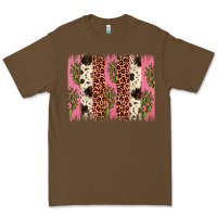 Cacao cactus leopard cowhide brush stroke Premium Tee - Artiststas