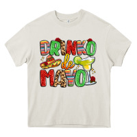 Cream drinko de mayo Heavy Core Tee - LillyAllenDesigns