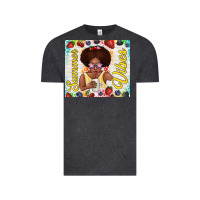 Vintage Black summer vibes afro kid Vintage Tee - TumblerDesignByShophia