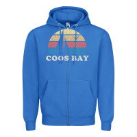 True Royal Coos Bay Or Vintage Sailboat 70S Throwback Sunset Zipper Hoodie - minhPixels