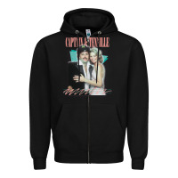 Black Captain Tennille Retro Fan Art Design gift Zipper Hoodie - minhPixels