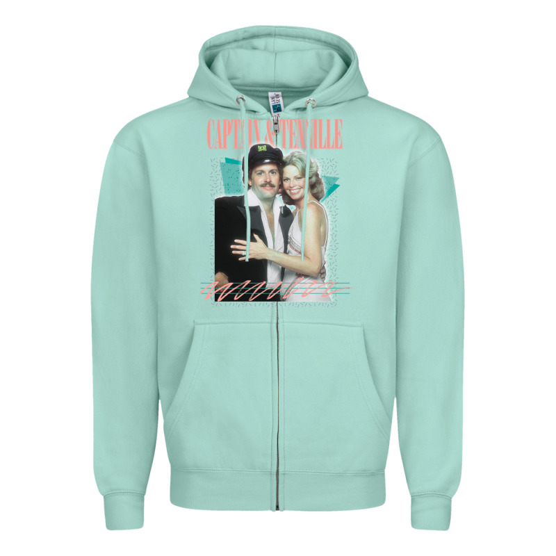 Captain Tennille Retro Fan Art Design Gift Zipper Hoodie by minhPixels | Teevron