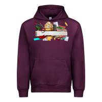 Mauve Wine preview teachers name Urban Hoodie - AdoDesignShop