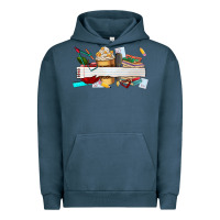 Pigment Midnight Navy preview teachers name Urban Hoodie - AdoDesignShop