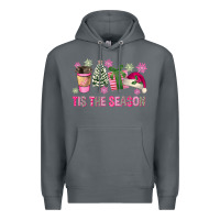 Rock Pink Christmas Tis The Season Premium Hoodie - FaDigitalArtStudio
