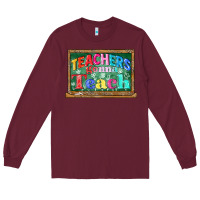 Burgundy teachers gonna teach Long Sleeve Tee - CowGirlArtShop