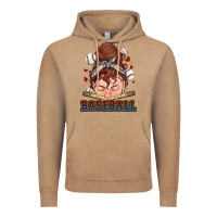 Vintage Coffee Messy bun Baseball Vintage Hoodie - HowdyJamesFarm