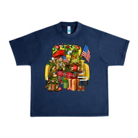 Navy Christmas army gnomes truck 4th of july Urban Heavy Tee - HowdyJamesFarm