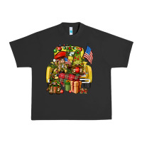 Pigment Black Christmas army gnomes truck 4th of july Urban Heavy Tee - HowdyJamesFarm