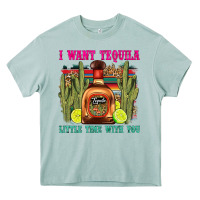 Arona i want tequila little time with you Heavy Core Tee - LillyAllenDesigns