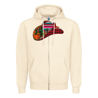 Sandshell Christmas Cowboy Zipper Hoodie - CowhideDigitalArt