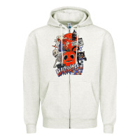 Oatmeal Heather Lil Boo Halloween Horror Nights Every Is October 31St Zipper Hoodie - minhPixels
