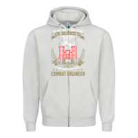 Dove Grey combat engineer  , it can not be inherited or purchase Zipper Hoodie - minhPixels