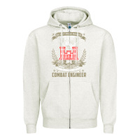 Oatmeal Heather combat engineer  , it can not be inherited or purchase Zipper Hoodie - minhPixels