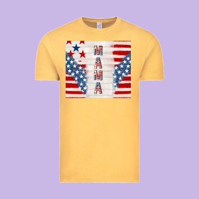 Mama Usa Vintage Tee Designed By Tumblerdesignbyshophia